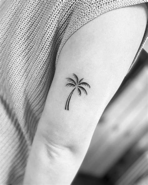 palmera tatuaje|Tatuajes de palmeras: 35 diseños en HD que te。